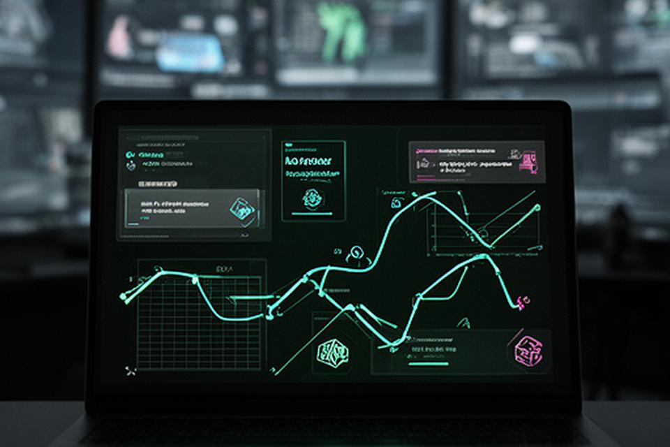 Dark operations dashboard showing routes, alerts, fuel usage, and ETA variance panels for a logistics shift handover
